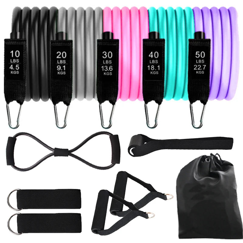 12PCS Resistance Bands Set