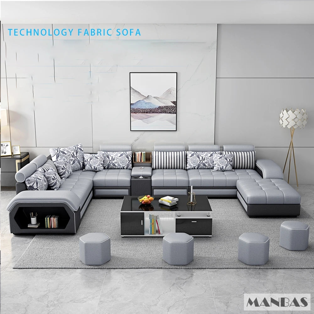 Fabric Sofa Set